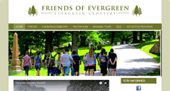 Desktop Screenshot of friendsofevergreen.org